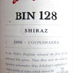 Penfolds Shiraz Coonawarra Bin 128 2006 750 ml