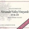 Alexander Valley Syrah Estate 1998