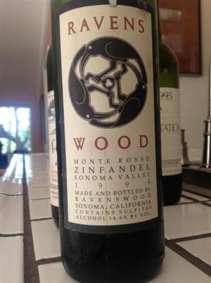 Ravenswood Monte Rosso1994 750 ml