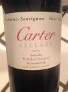 Carter Cellars Cabernet Beckstoffer To Kalon Vineyard The Grand Daddy 2012