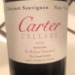 Carter Cellars Cabernet Beckstoffer To Kalon Vineyard The Grand Daddy 2012 750 ml