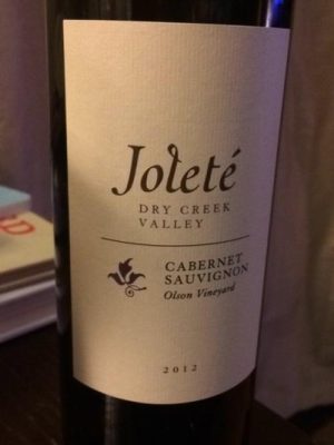 Jolete Cabernet Dry Creek 2012 750 ml