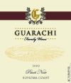 Guarachi Pinot Noir Sonoma Coast Gap's Crown Vineyard 2012