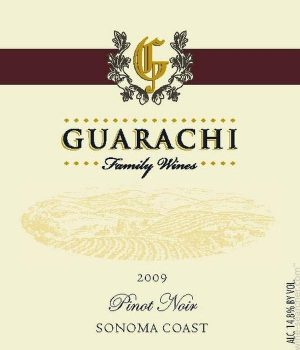 Guarachi Pinot Noir Sonoma Coast Gap's Crown Vineyard 2012 750 ml