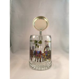 German Beer Stein with Pewter Lid Exclusive at Winebarrel.com