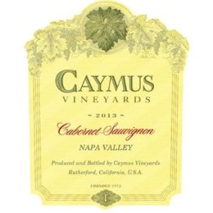 Caymus Vineyards 2013 1 L