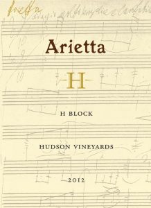 Arietta H Block Hudson Vineyard 2012 750 ml