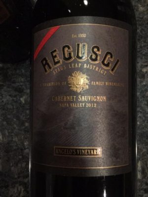 Regusci Winery Angelo's Vineyard 2012 750 ml