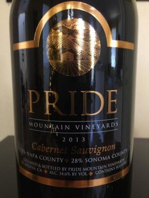 Pride Mountain Vineyards 2013 750 ml