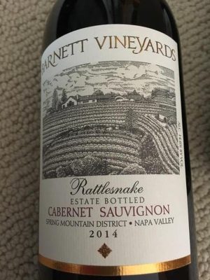 Barnett Vineyards Rattlesnake 2014 750 ml