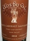 Clos du Val Estate Napa 2014