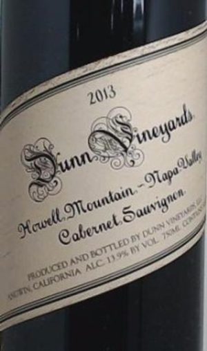 DUNN Howell Mountain 2013 750 ml