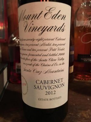 Mount Eden Santa Cruz 2012 750 ml