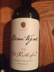 Beau Vigne Cabernet Sauvignon Old Rutherford 2013 750 ml