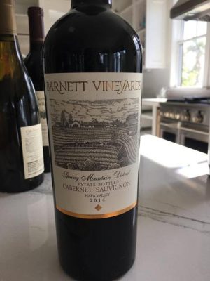 Barnett Vineyards Spring Mountain District 2014 750 ml