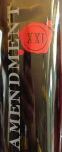 Beau Vigne Amendment XXI 2014 750 mL