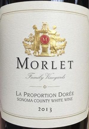 Morlet Family Vineyards  La Proportion Doree 2013 750 ml