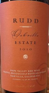 Rudd Estate Oakville Estate 2010 750 ml