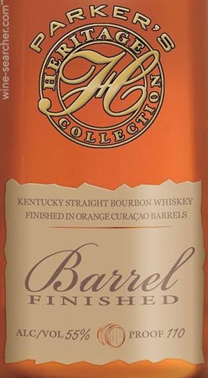 Parkers  Heritage Collection twelve edition orange Curacao Barrel Finish 110 proof