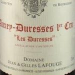 Domaine Jean et Gilles Lafouge " Auxey-Duresses 1er Cru Climat du Val 750 ml