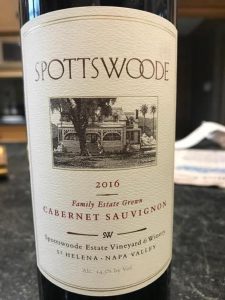 Spottswoode Cabernet 2016 750 ml