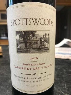 Spottswoode Cabernet 2016 750 ml