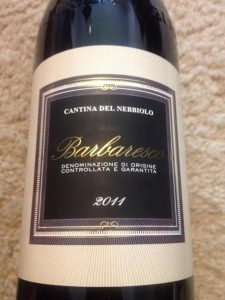 Cantina del Nebbiolo Barolo 2011 750 ml