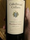 Cakebread Cellars Benchland Select 2015