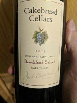 Cakebread Cellars Benchland Select 2015 750 ml