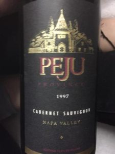 PEJU Cabernet Napa 1997 750 ml