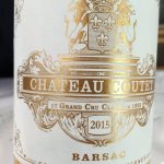 Chateau Coutet Barsac 2015 750 ml
