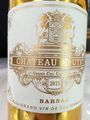 Chateau Coutet Barsac 2015 750 ml