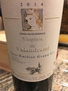 Virginie de Valandraud 2014 750 ml