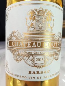 Chateau Coutet Barsac 2015 375 mL
