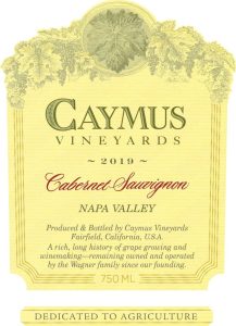 2019 Caymus Vineyards Cabernet Sauvignon, Napa Valley, USA 1ltr