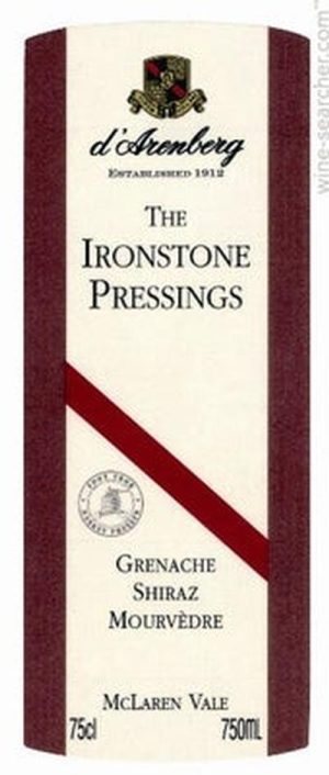 D'Arenberg  Ironstone Pressings GSM 2006 750 ml