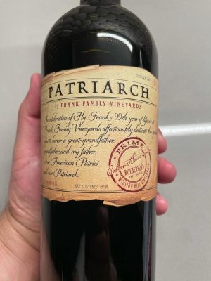 Frank Family Patriarch 2017 750 ml