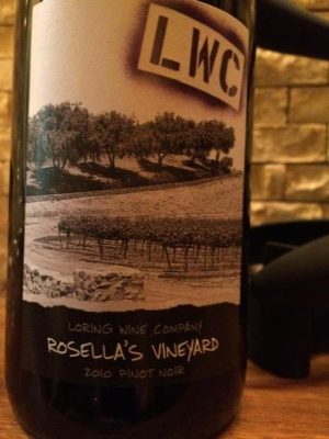 Loring - Pinot Noir Santa Lucia Highlands Rosella's Vineyard 2012 750 ml