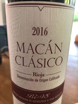 Benjamin de Rothschild & Vega Sicilia " Mac?n Cl?sico 2016 750 ml
