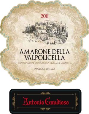 Antonio Gaudioso  Amarone Della Valpolicella 2011 750 ml