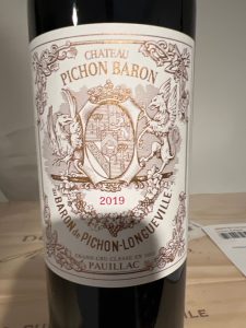 Chateau Pichon-Longueville au Baron de Pichon-Longueville 2019 750 ml