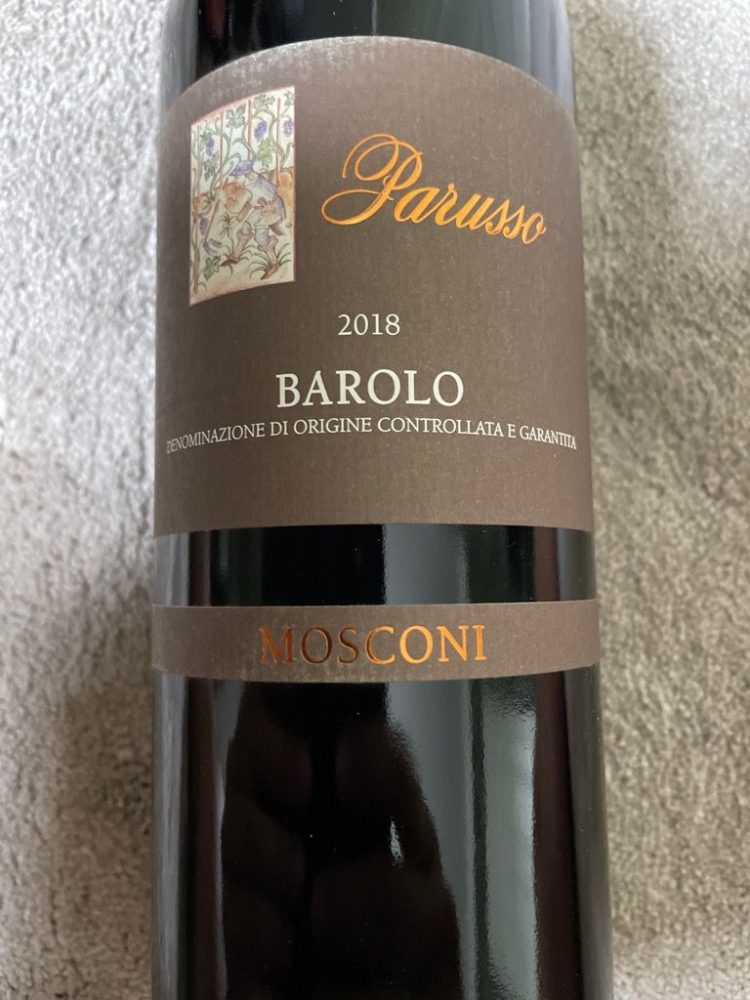 Parusso Armando Le Coste-Mosconi Barolo 2018 750 ml