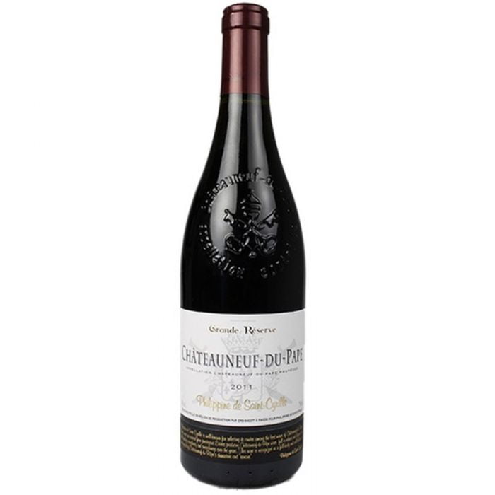 Philippine de Saint-Cyrille Chateauneuf-du-Pape Grande Reserve, Rhone, France 2011 750 ml - Image 1
